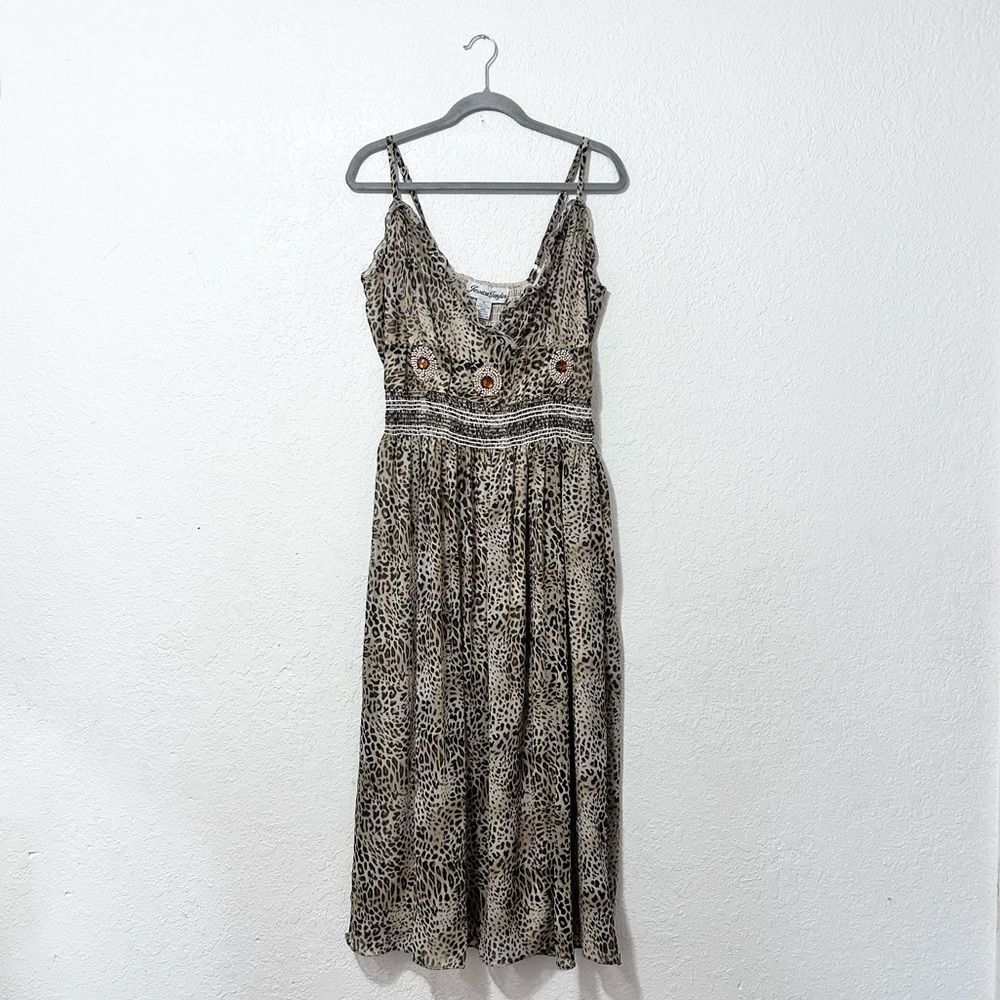 Jessica Taylor maxi cheetah dress size 1X